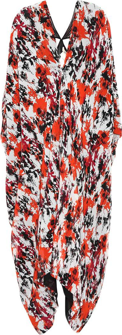 Roberto Cavalli Printed silk dress