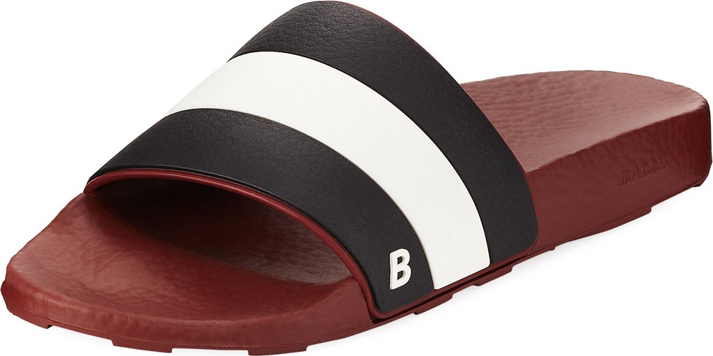 Bally Sleter Rubber Slide Sandal