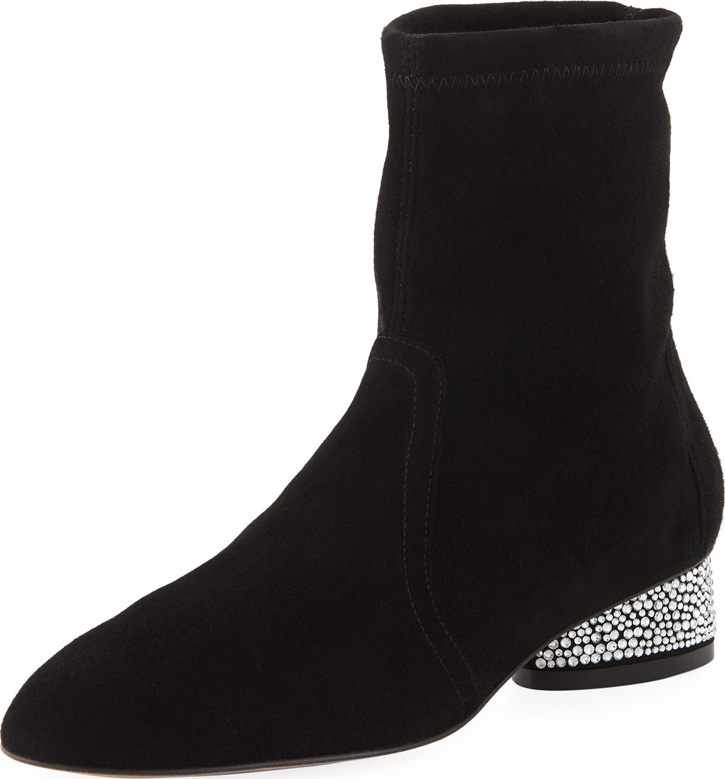 Stuart Weitzman Flash Sock 30mm Booties