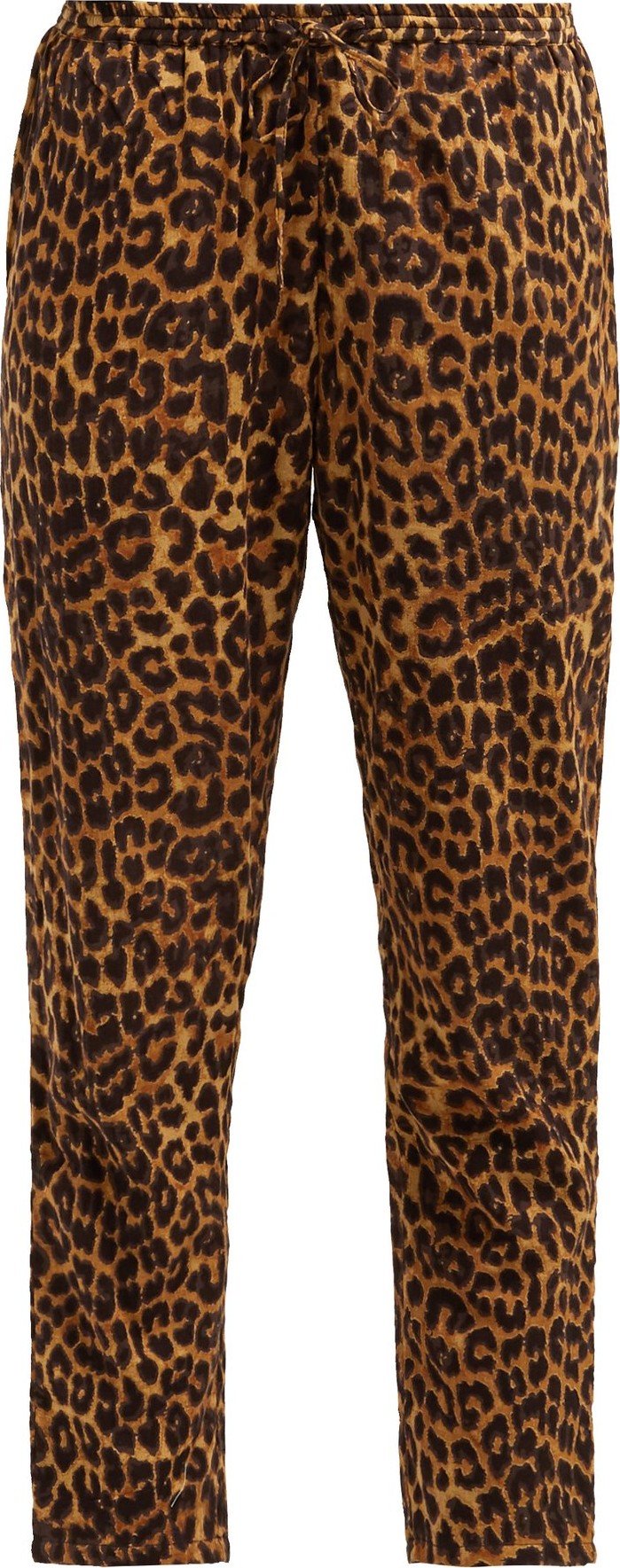 Mes Demoiselles Fatal leopard-print cotton trousers