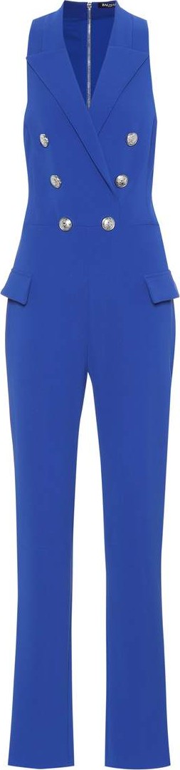 Balmain Stretch crêpe jumpsuit