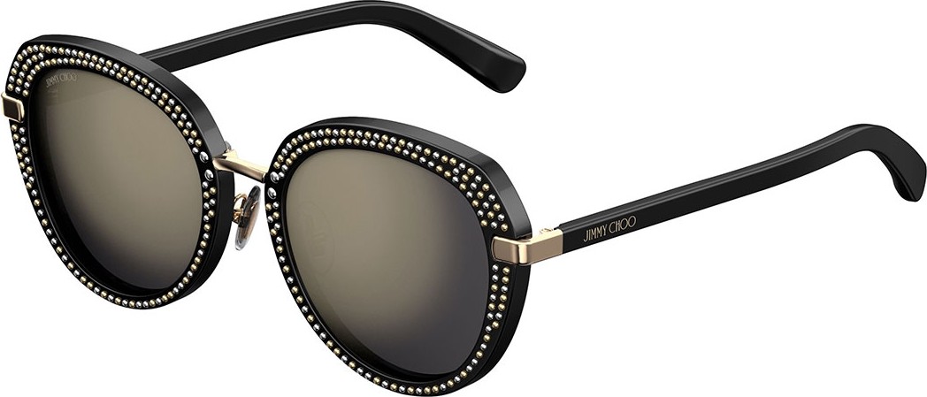 Jimmy Choo Mori Round Studded Sunglasses