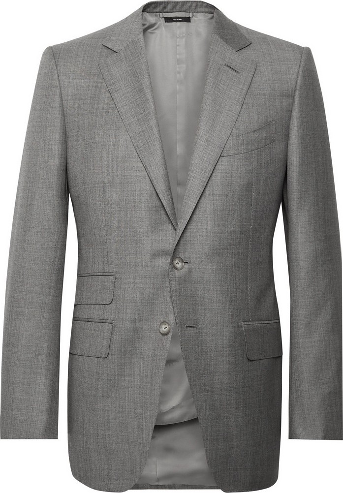 TOM FORD Grey O'Connor Slim-Fit Wool Suit Jacket