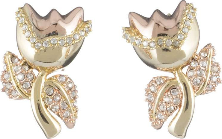 Alexis Bittar Crystal Encrusted Tulip Post Earrings