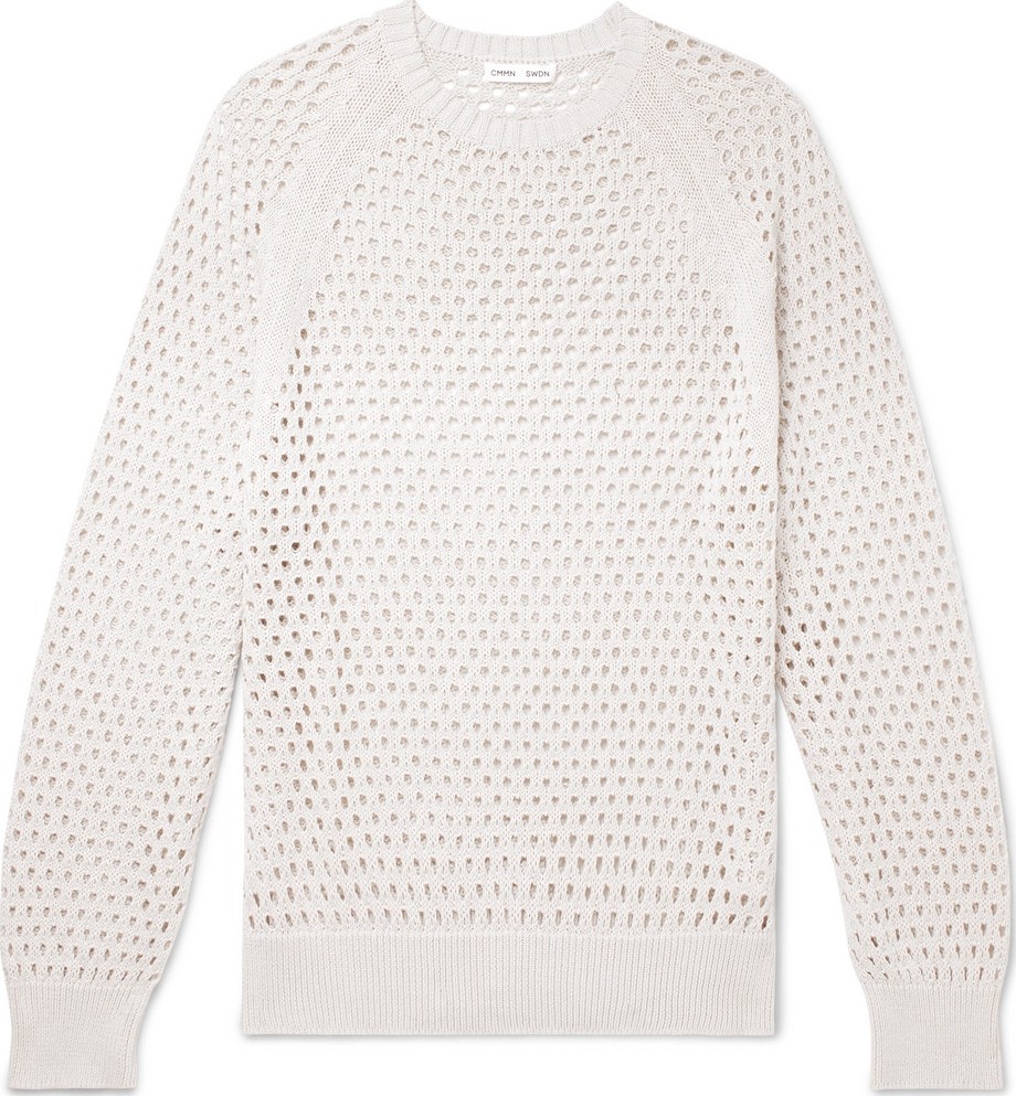 Cmmn Swdn Toby Knitted Cotton Sweater