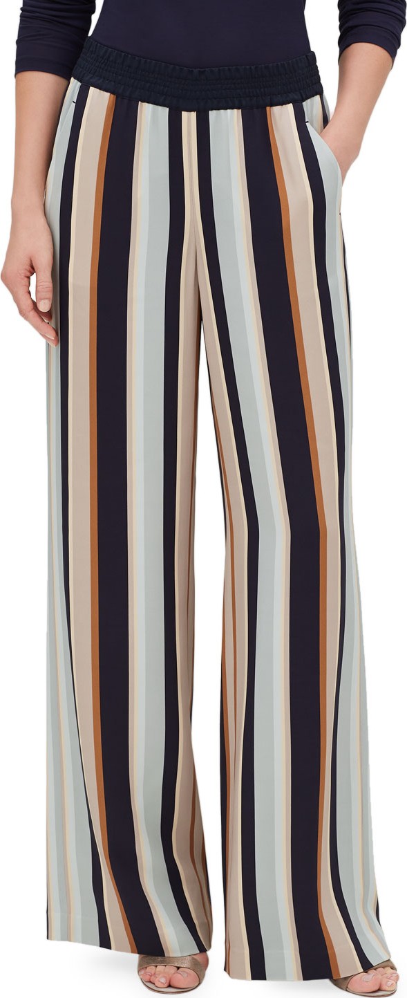 Lafayette 148 New York Hester Striped Wide-Leg Pants