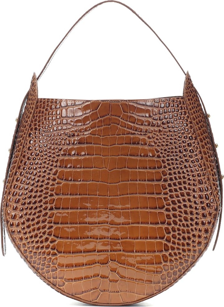 Wandler Corsa croc-effect leather tote
