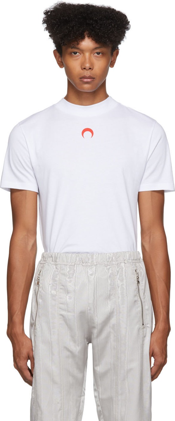 Marine Serre White Moon T-Shirt