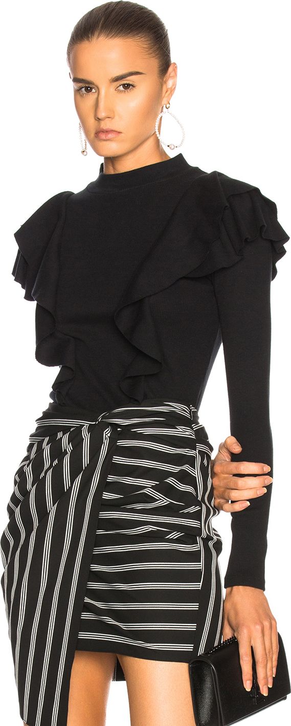 Veronica Beard Dawson Long Sleeve Top