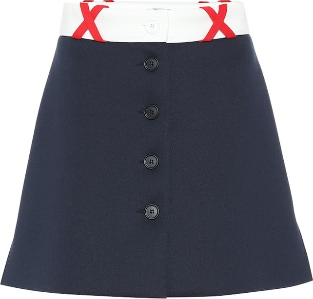 Miu Miu Stretch jersey miniskirt