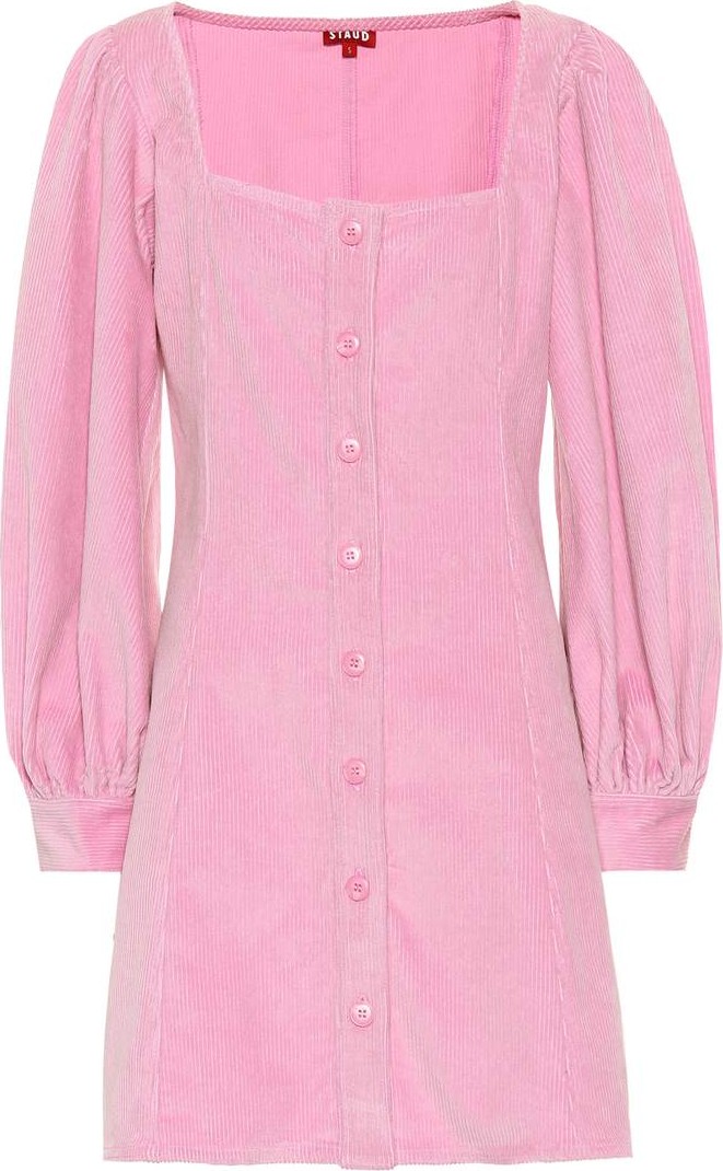 Staud Chandler corduroy minidress
