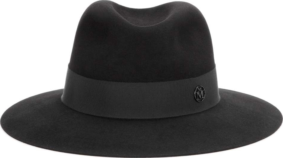 Maison Michel Henrietta rabbit-felt fedora