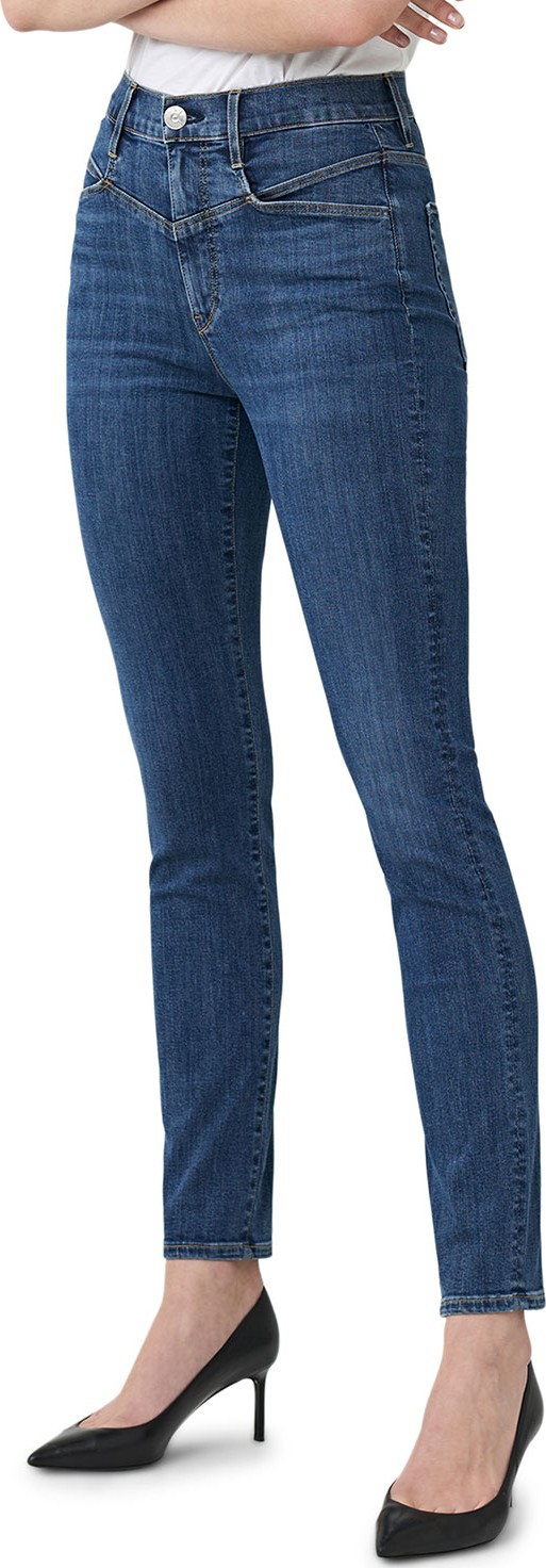 3X1 Jesse Straight-Leg Ankle Jeans with Yoke