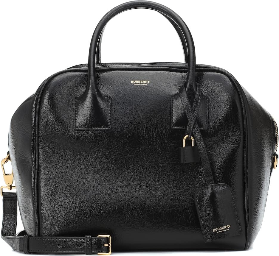 Burberry London England Medium Cube leather tote