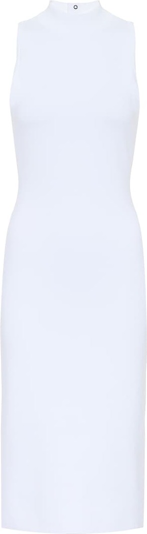Alaïa Stretch-knit midi dress