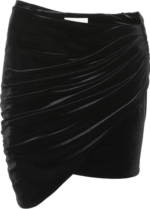Alexandre Vauthier Velvet miniskirt