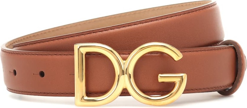 Dolce & Gabbana DG leather belt
