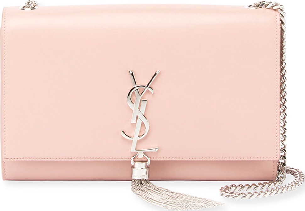 Saint Laurent Kate Monogram YSL Medium Chain Tassel Shoulder Bag