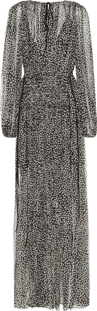 Stella McCartney Silk and metallic maxi dress