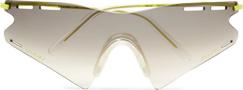 Cmmn Swdn + Ace & Tate LeMond Square-Frame Metal and Acetate Sunglasses