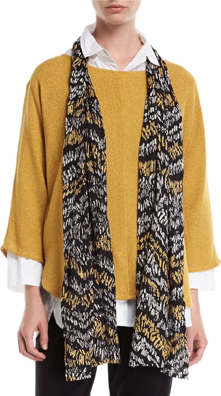 Masai Zigzag Viscose Scarf