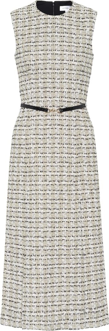 Victoria Beckham Tweed midi dress