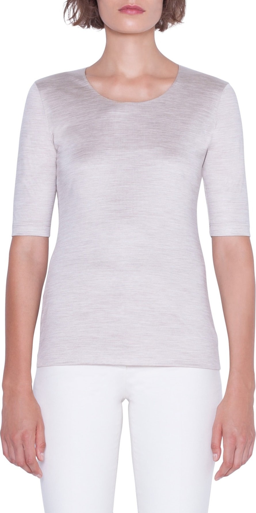 Akris Silk Jersey Tee