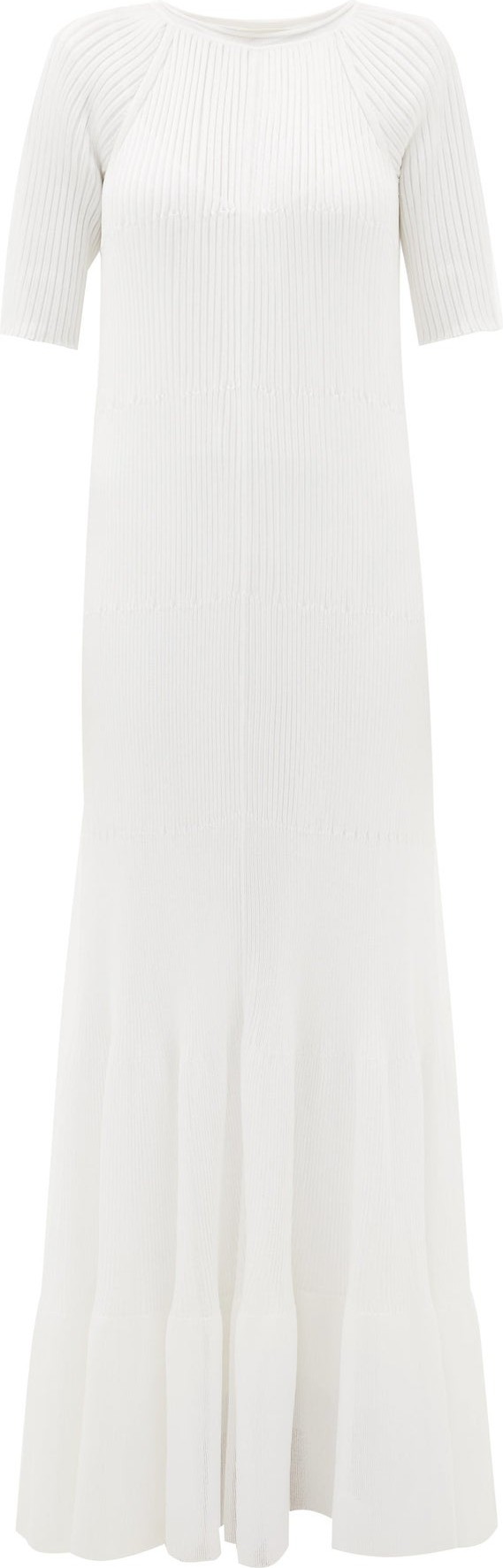 Maison Rabih Kayrouz Ribbed stretch-knit maxi dress