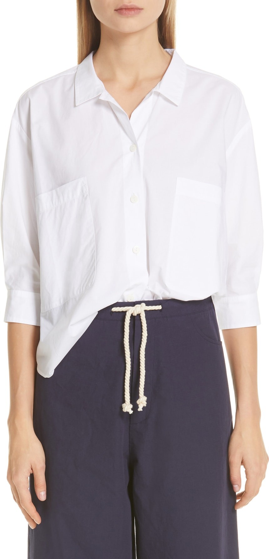 Sara Lanzi Oversize Poplin Shirt
