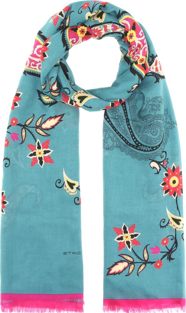 Etro Floral-printed scarf