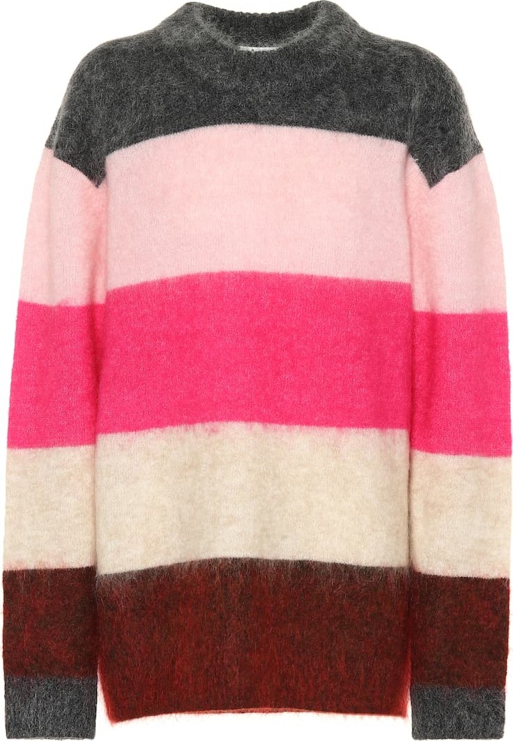 Acne Studios Exclusive to Mytheresa – Albah striped mohair-blend sweater
