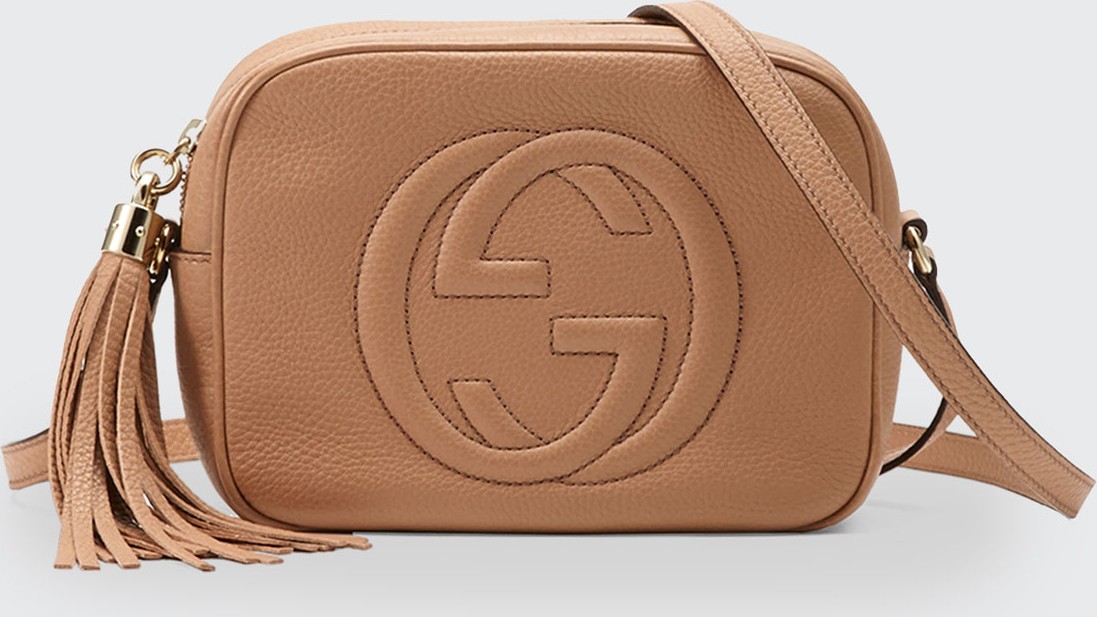 Gucci Soho Small Shoulder Bag  Beige