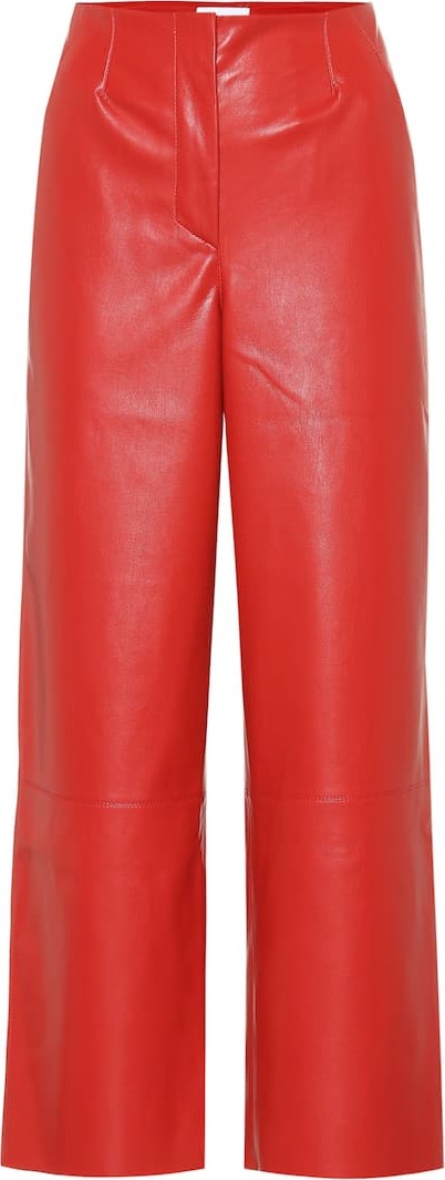 Nanushka Africa faux leather pants