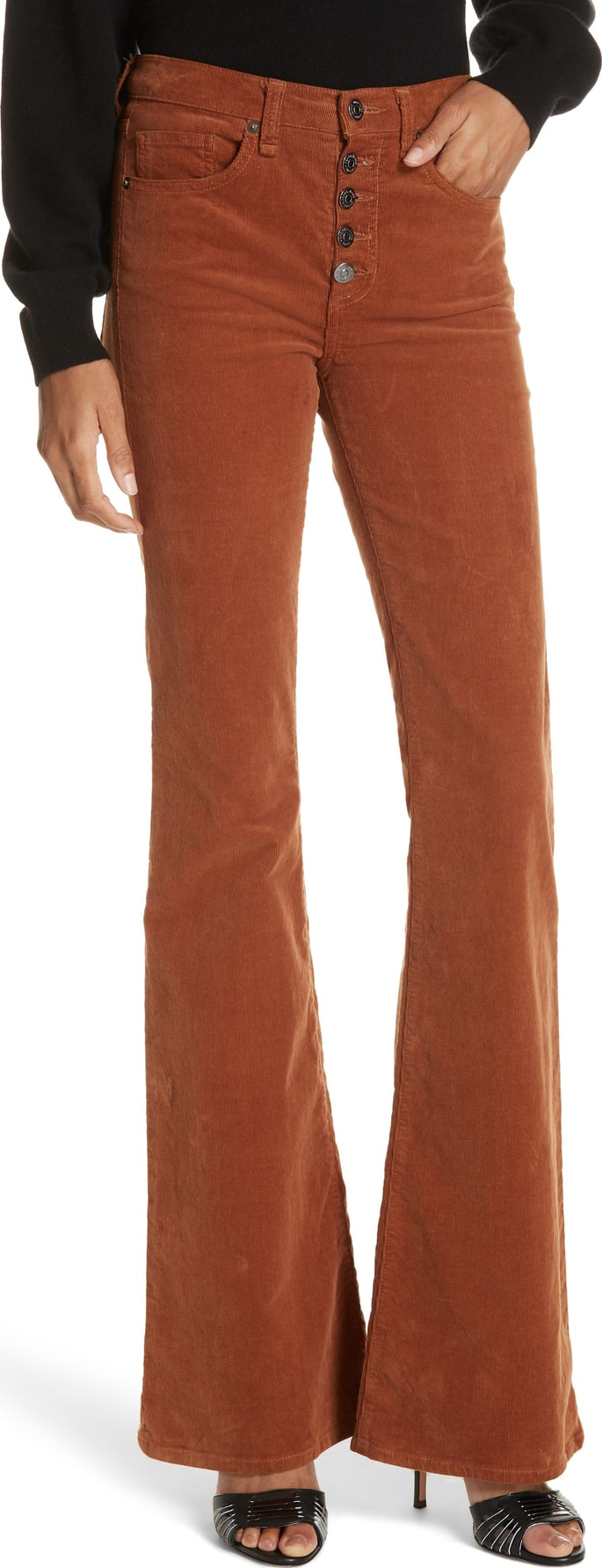 Veronica Beard Beverly Corduroy Flare Pants