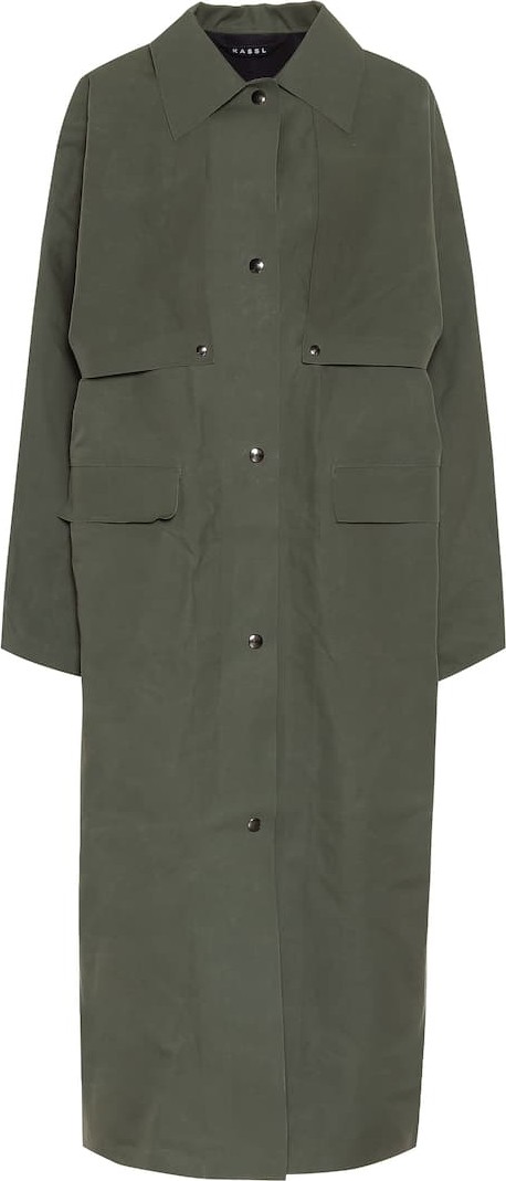 KASSL Waxed-cotton coat