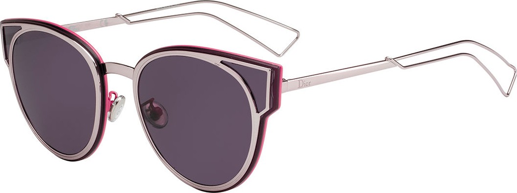 Dior SculptF Metal Cutout Round Sunglasses