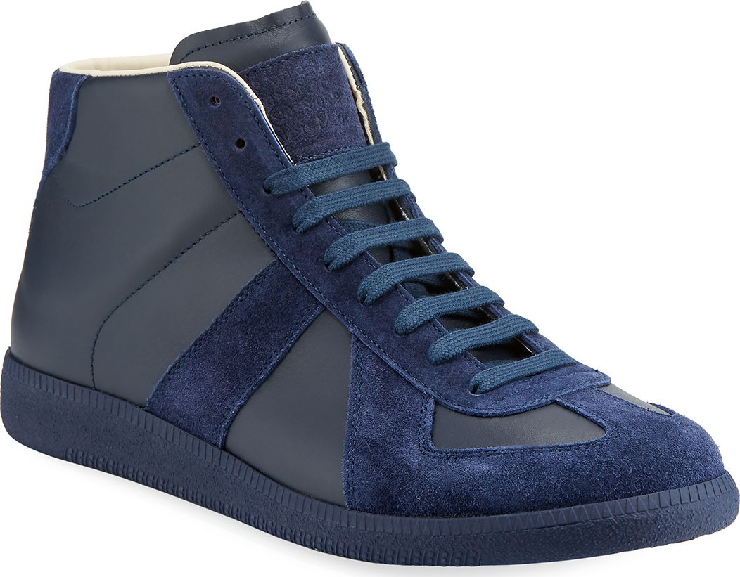 Maison Margiela Men's Replica Mid-Top Sneakers
