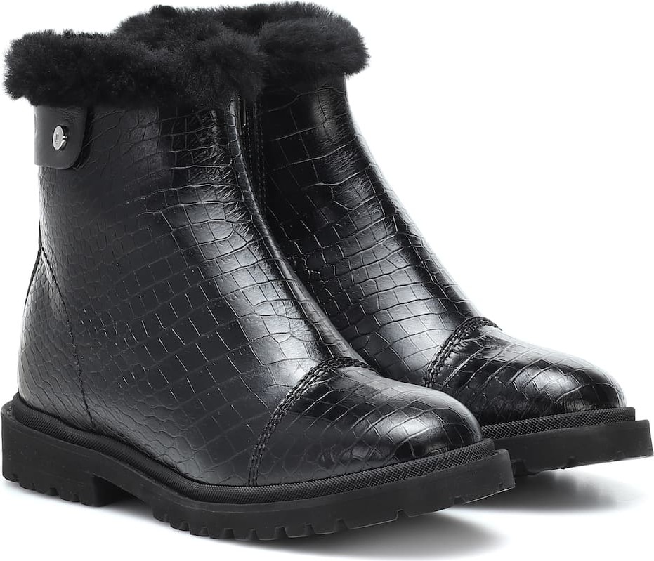 Jimmy Choo Voyager II leather ankle boots