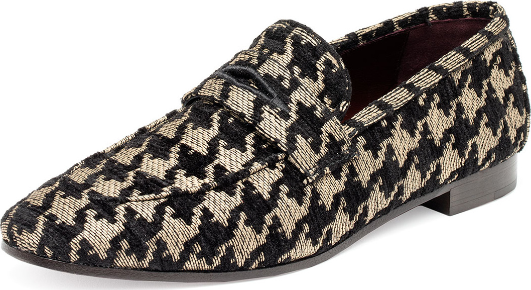 Bougeotte Tweed Slip-On Penny Loafer