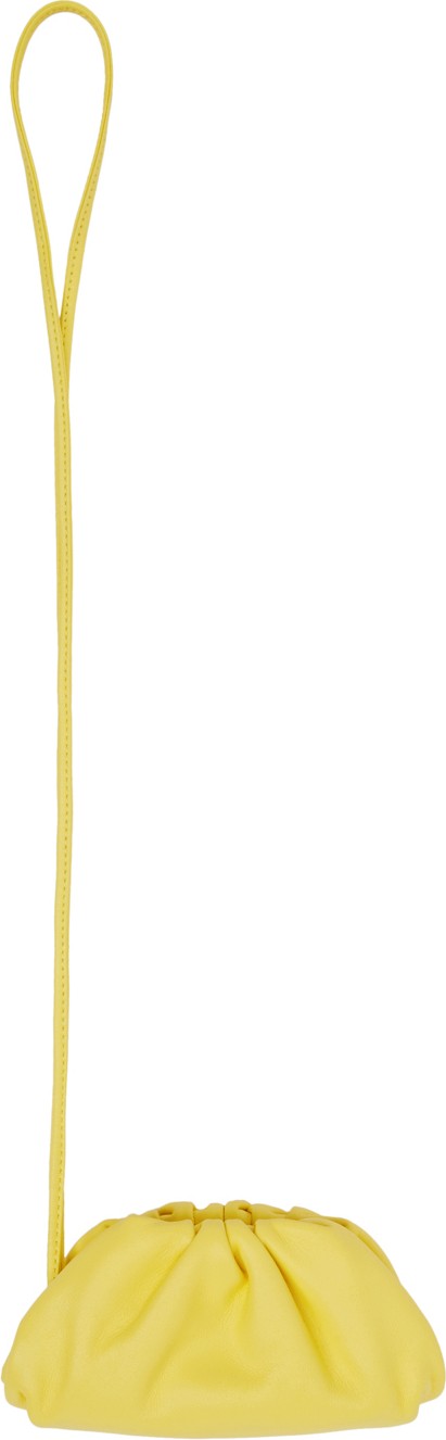 Bottega Veneta Yellow Mini 'The Pouch' Clutch Bottega Veneta Yellow Mini 'The Pouch' Clutch