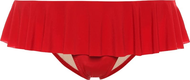 Norma Kamali Ruffled bikini bottoms
