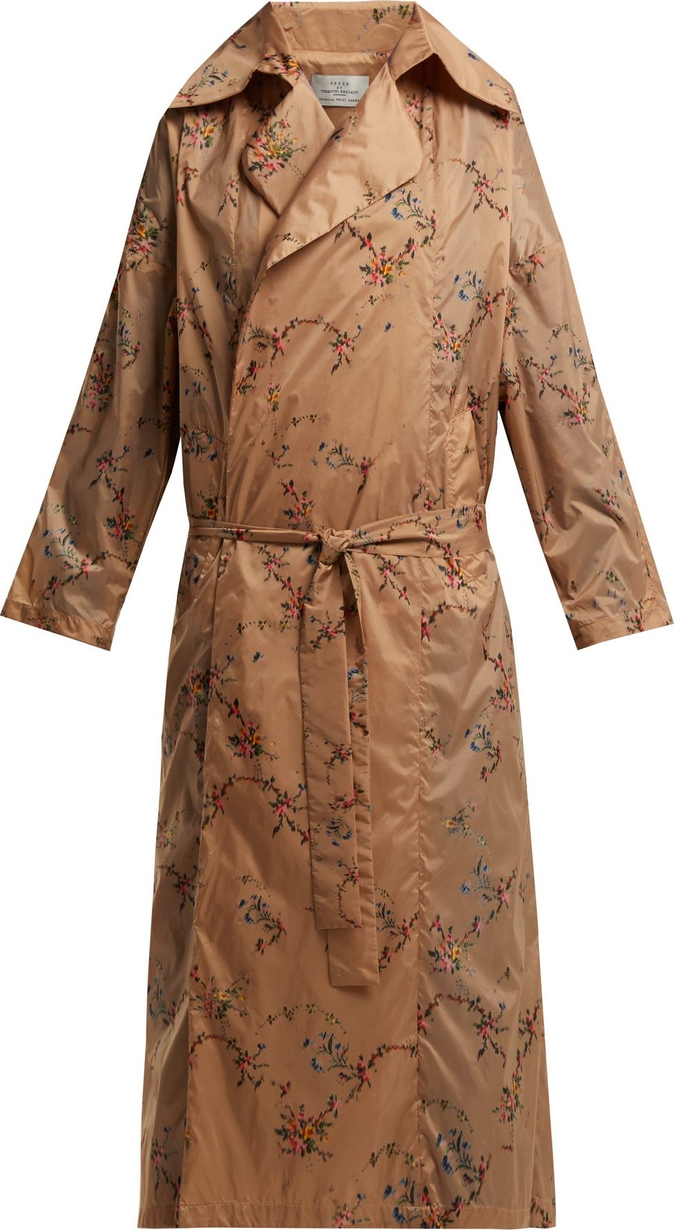 Preen Arlissa floral garland print lightweight coat