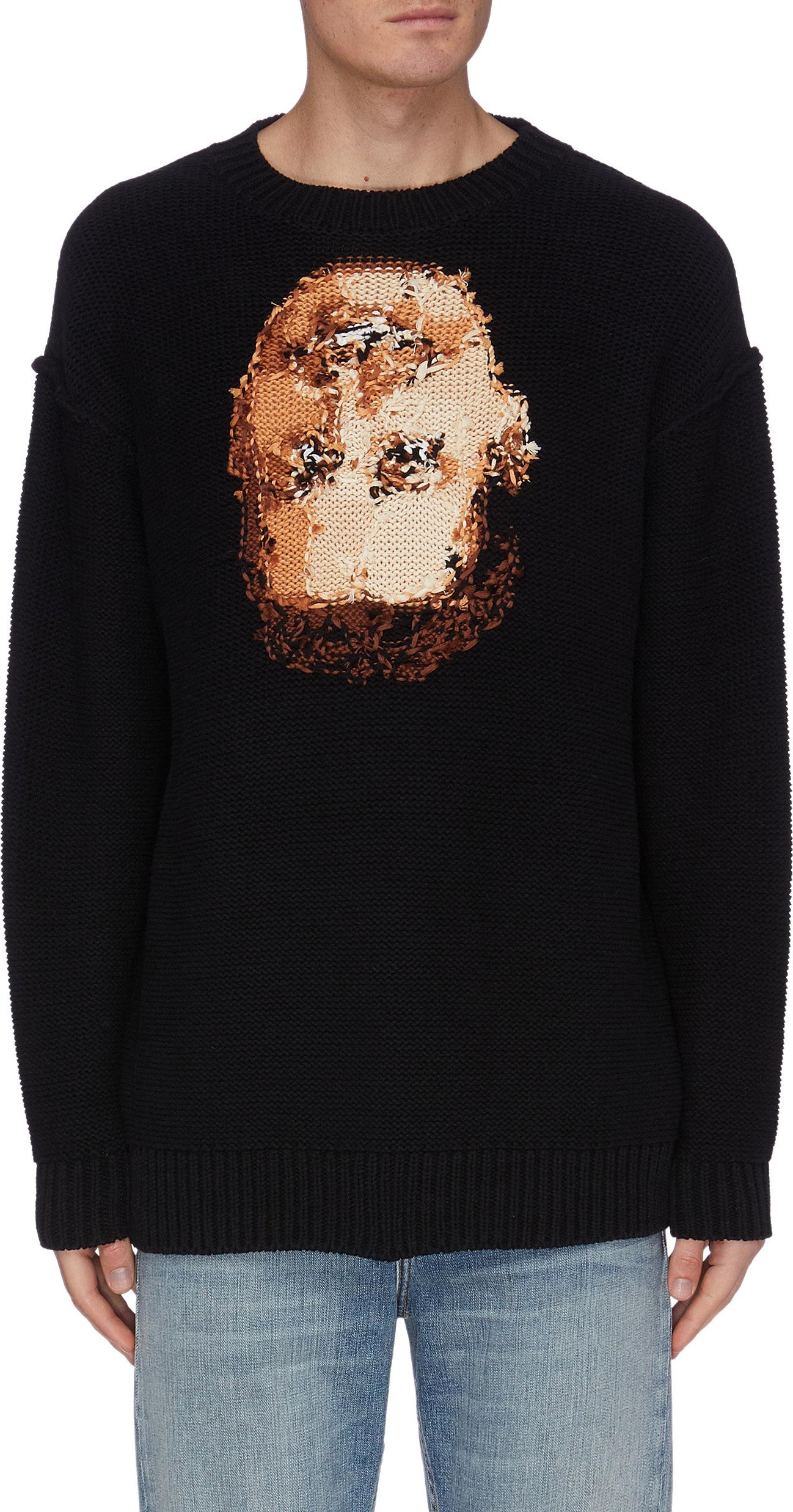 Doublet 'Acting Someone' Slogan Print Sweater