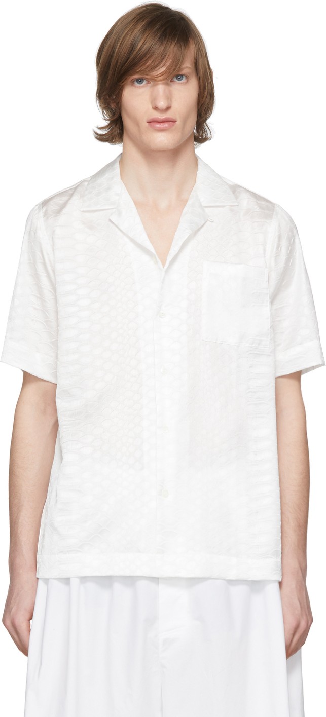 Dries Van Noten White Carltone Shirt