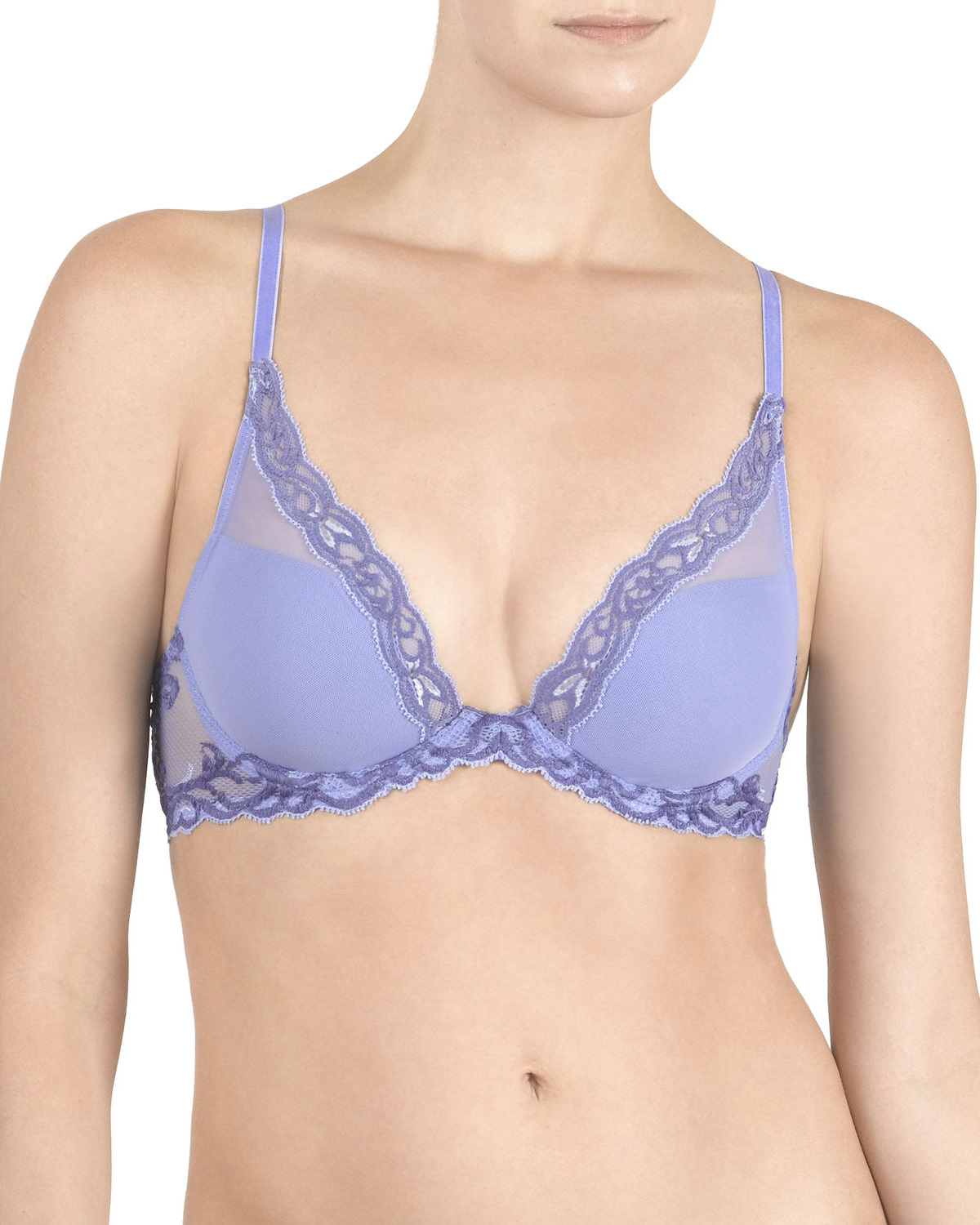 Natori Feathers Contour Plunge Bra