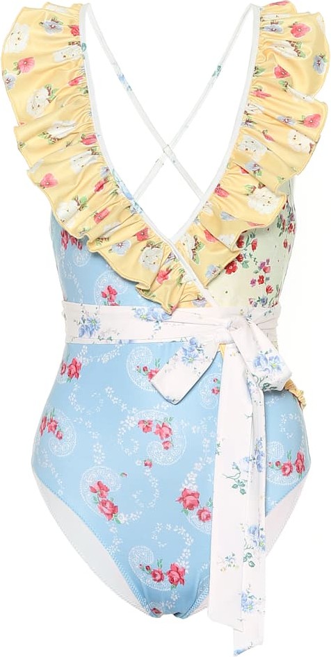 LOVESHACKFANCY Jasper floral swimsuit
