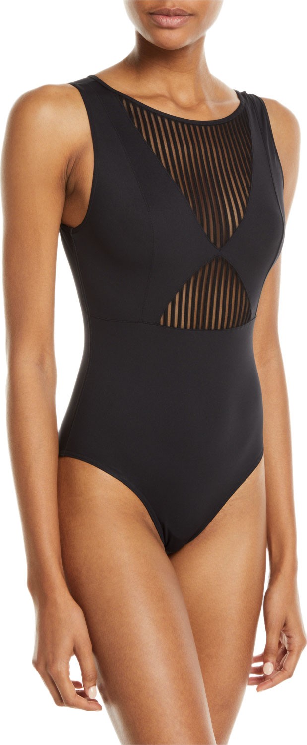 Shan Monika Open-Back One-Piece Swimsuit