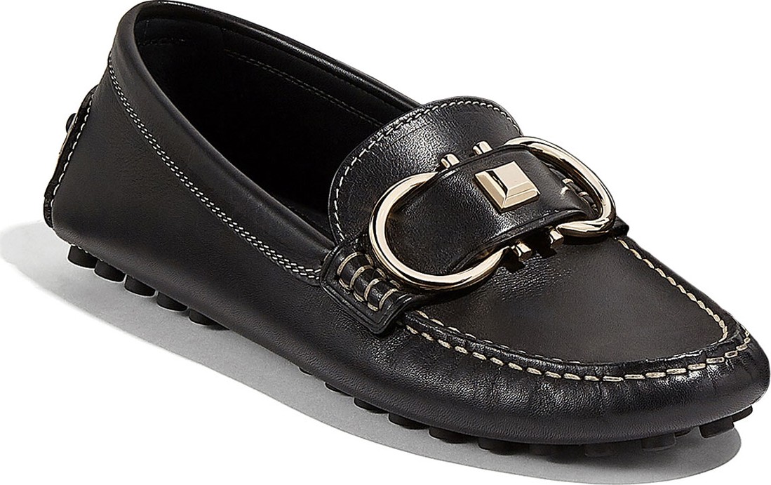 Salvatore Ferragamo Breno Leather Logo Drivers