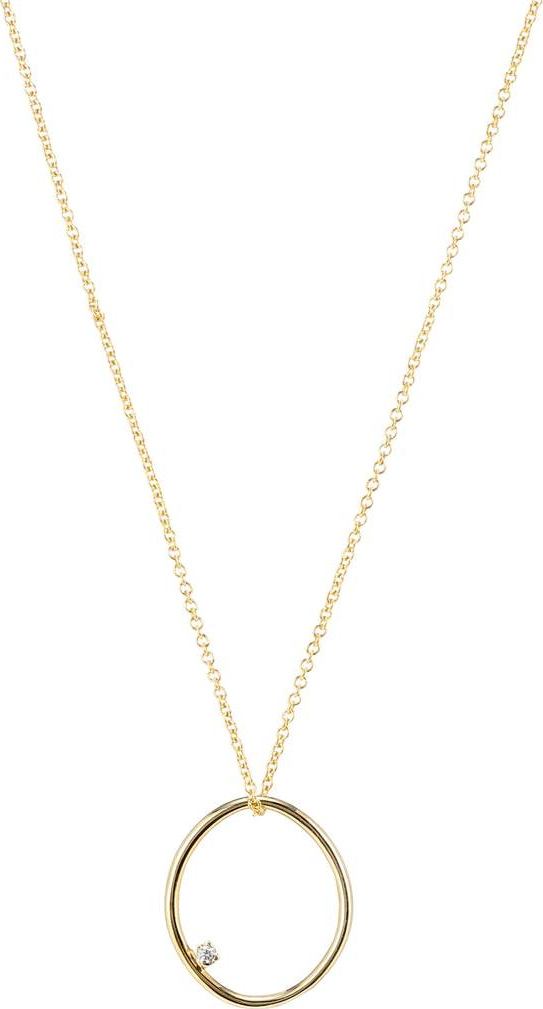 Aliita Huevito Brillante 9kt gold and diamond necklace