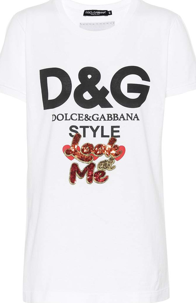 Dolce & Gabbana Look at Me cotton T-shirt